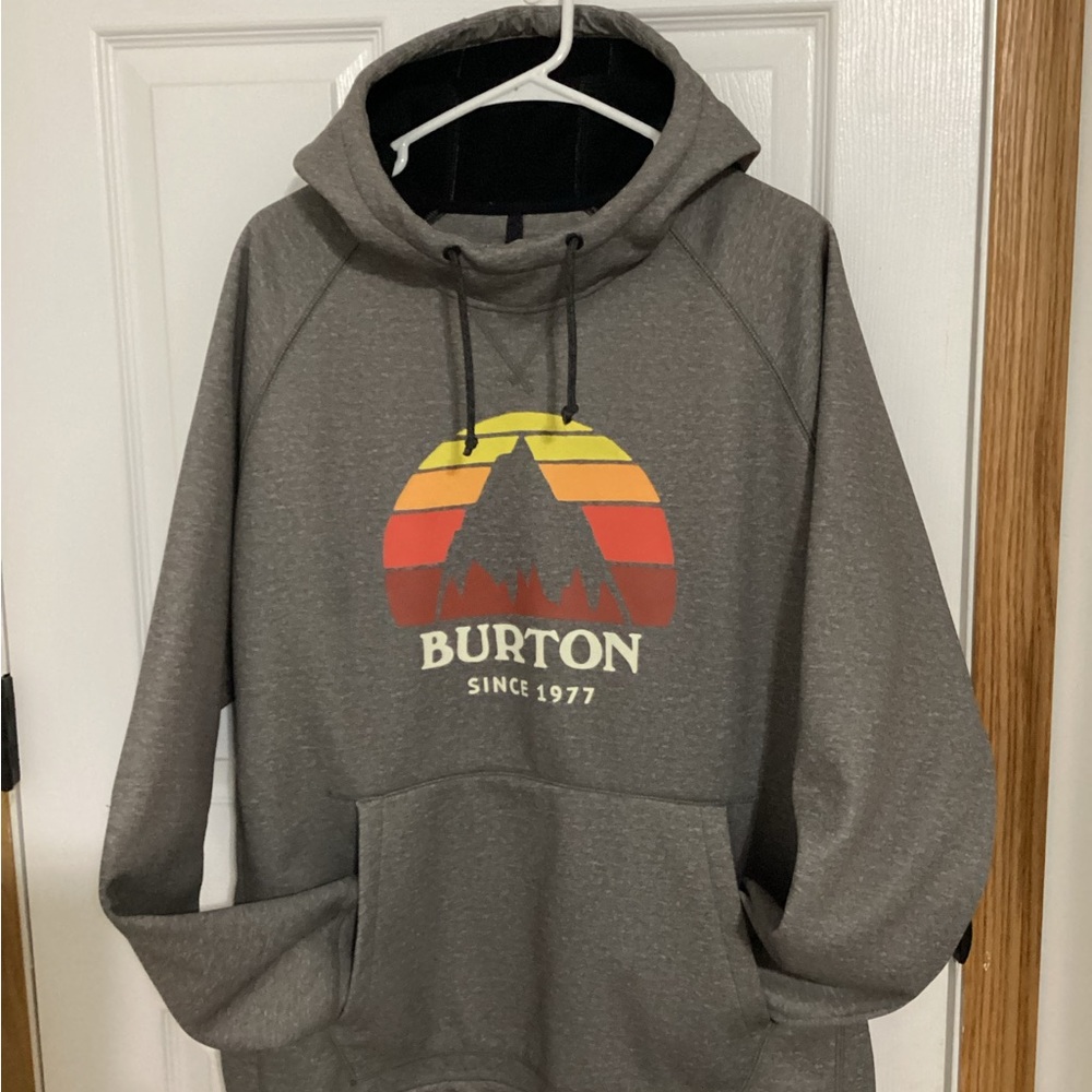 Mens Burton Snowboard Sweatshirt DRI Fit XL Almost New